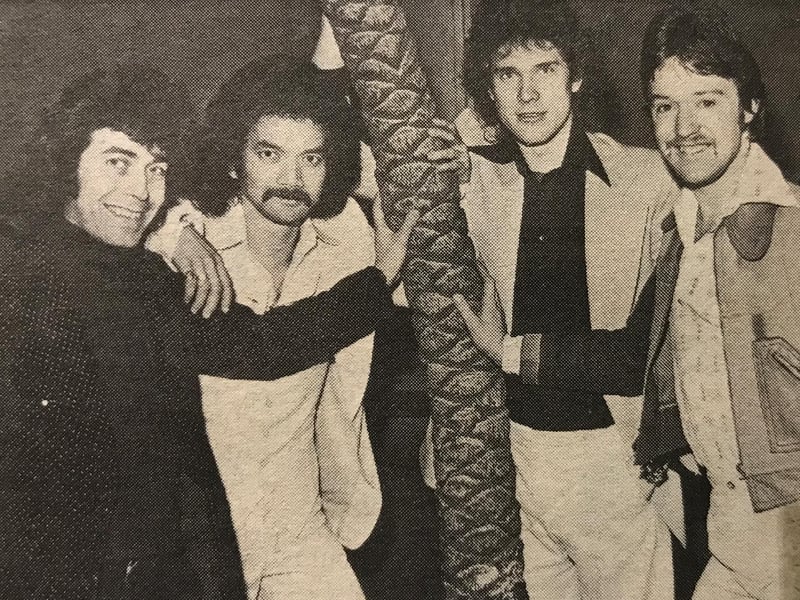 One of the resident bands at Tiffany's; this one, in 1977, was The Fashion. In 1978 they were 'promoted' to Tiffany's in Newcastle and were replaced in Scarborough by Shandy, with lead singer Lynda Hamblin.