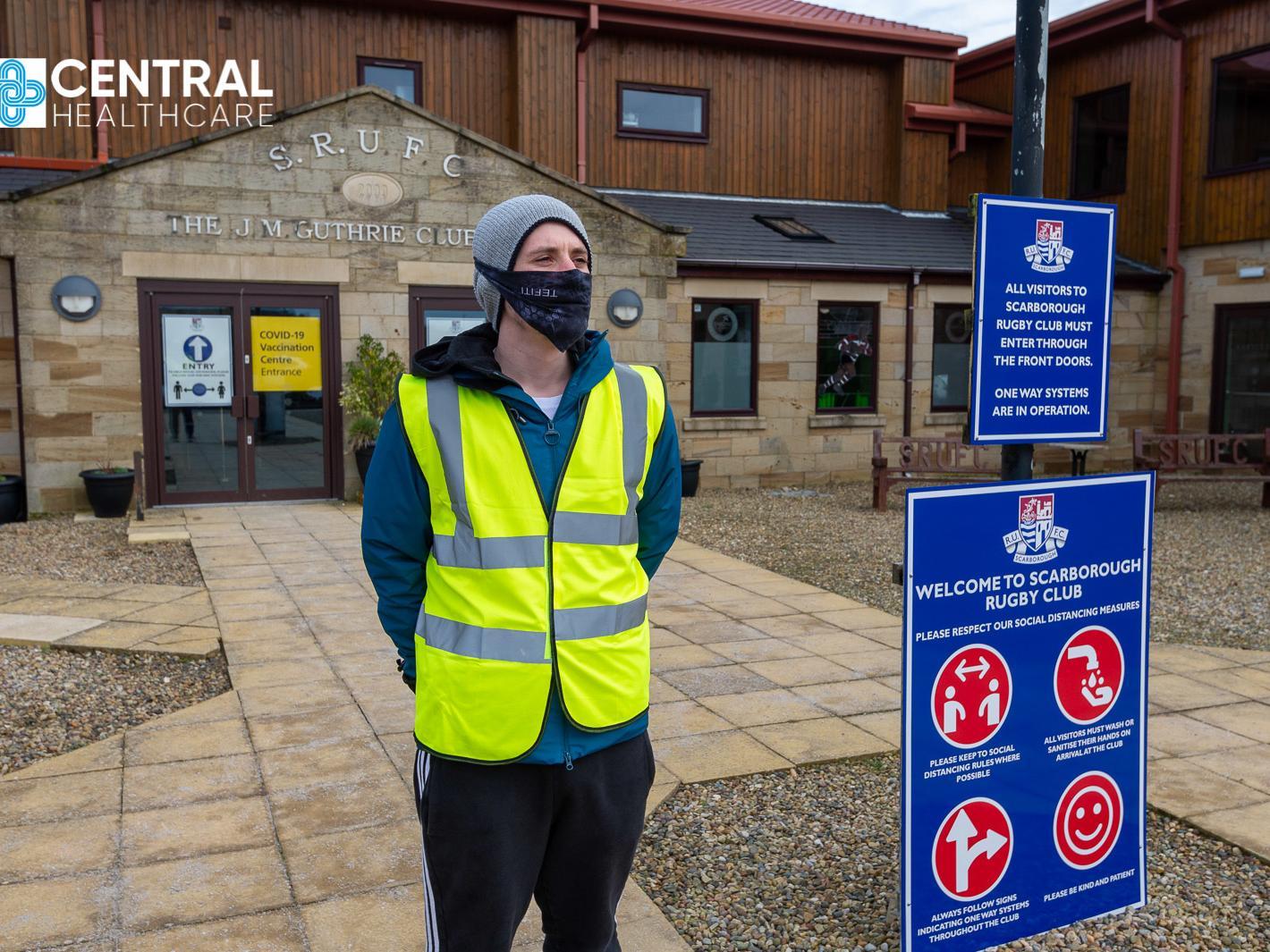 Volunteer marshall Tom Brown. Central Healthcare photos copyright ©DCimaging Darren Casey