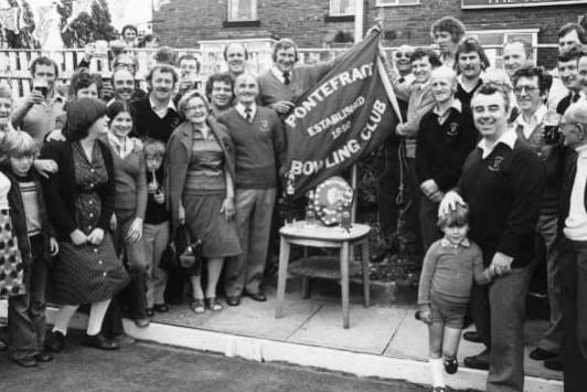Pontefract Bowling Club centenary, pictured around 1980