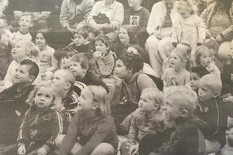 A crowd at an event pictured for a 2004 edition of the Pontefract and Castleford Express - can you spot anyone you know?