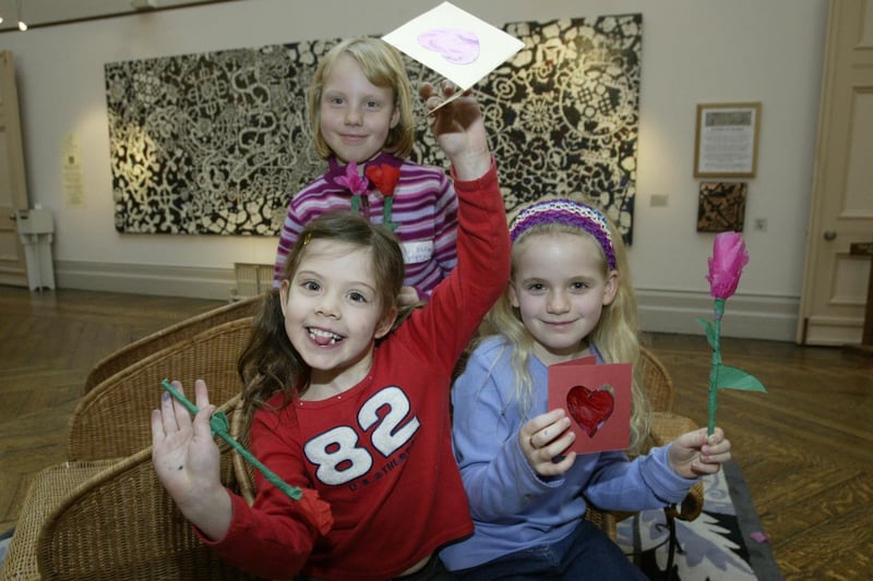 Valentine's fun at Bankfield Museum back in 2003.
