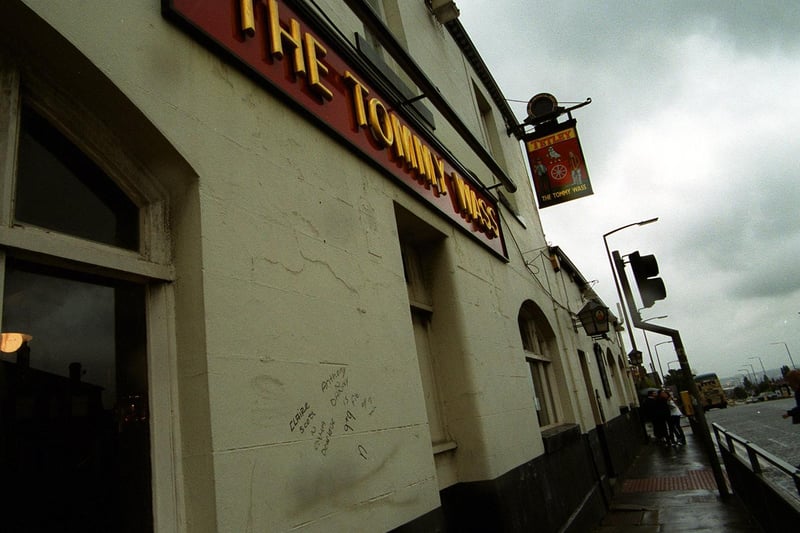 The Tommy Wass Pub was in the spotlight after losing the original coloured glass windows during a refit in June 1999.