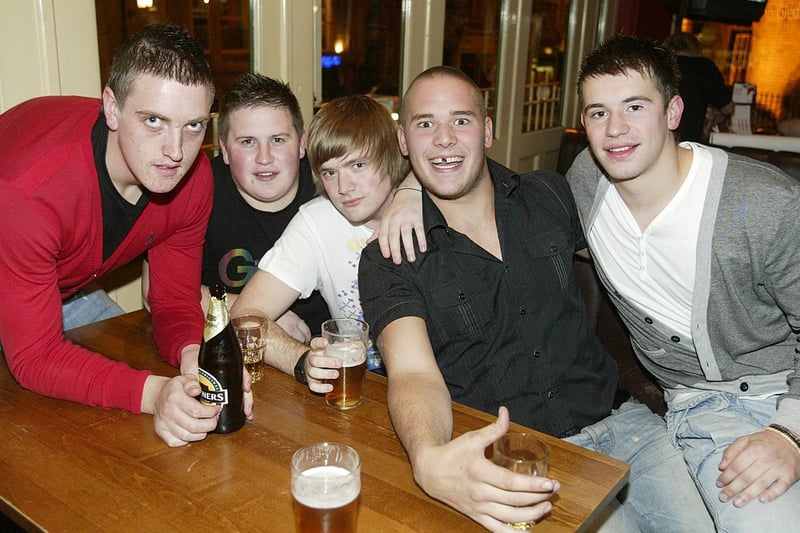 Night out in Halifax town centre back in 2007.
