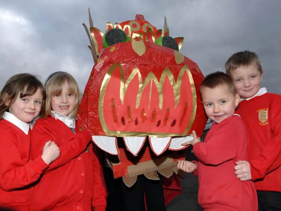 Pupils at All Saints Primary school, Hindley, created a Chinese dragon to celebrate Chinese New Year 2010