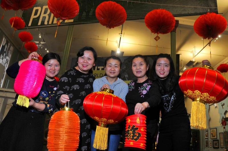 Members of The Confucius Classroom celebrate Chinese New Year celebrations, pictured at The Museum of Wigan Life in 2018.