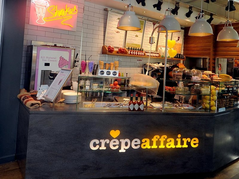This cafe specialises in everything French crepe. Choose from classics to unique flavour combinations or go big with The Whole Shebang.