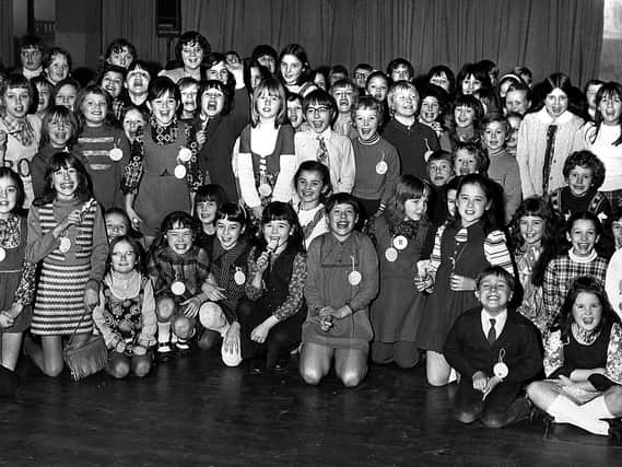Heinz workers children enjoy their annual party in 1973