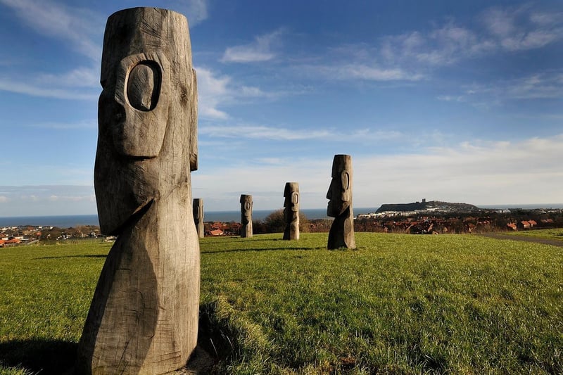 Jonno's Field, a green space at Barrowcliff with Easter Island style statues, is definitely one of the town's lesser known attractions.