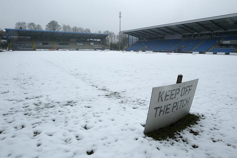 A snowy scene at The Shay