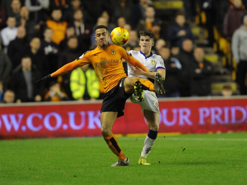 Sam Byram takes on Jordan Graham.