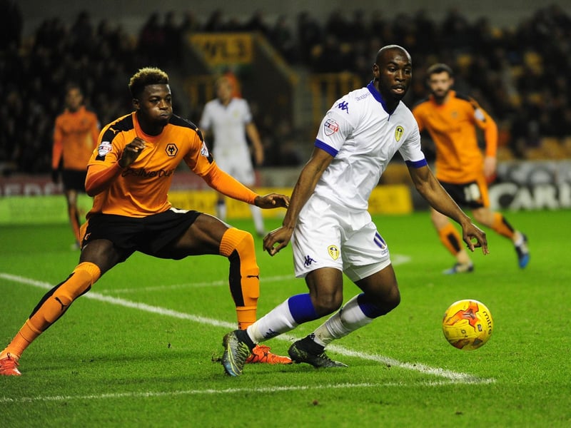 Souleymane Doukara takes on Wolves Dominic Iorfa.