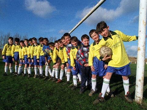 East End Park Junior Football Club were celebrating a new kit and sponsor.