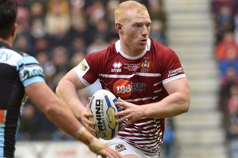 Wigan Warriors' Liam Farrell in action.