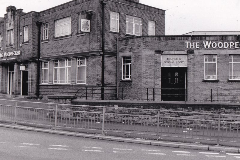 The Woodpecker - pictured in October 1989 - was demolished to make way for the York Road flyover. It will also be remembered for being badly damaged during an air raid in 1940.