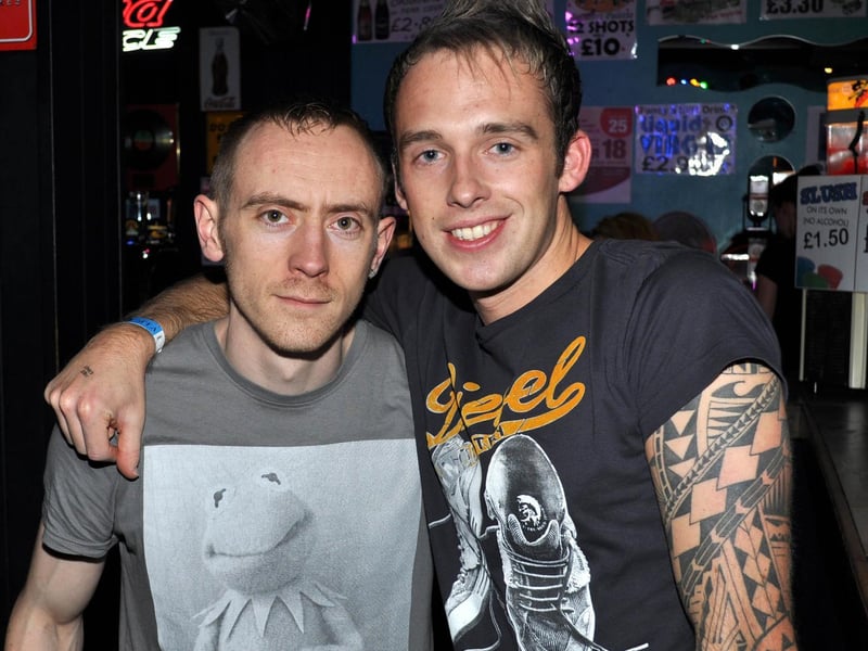 Rob and Graham in Vivaz, in 2012.