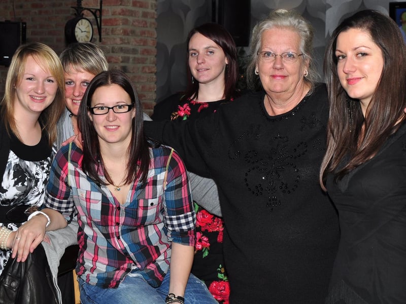 Olivia, Sandra, Rachel, Gill, Saz and Turner in Storm, in 2010.