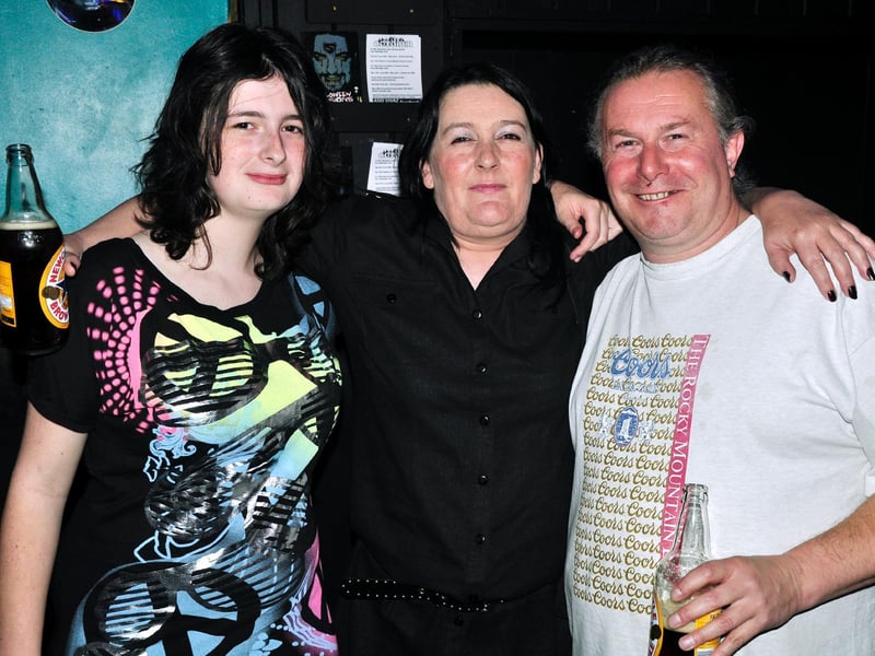 Tracy, Bethany and Chris in Vivaz in 2009.