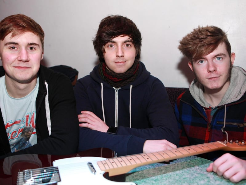 Martin, Joe and Patrick in Vivaz, in 2015.