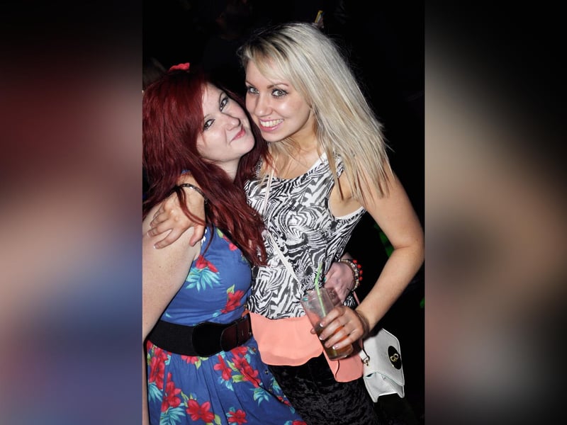 Megan and Nicole in Vivaz, in 2012.