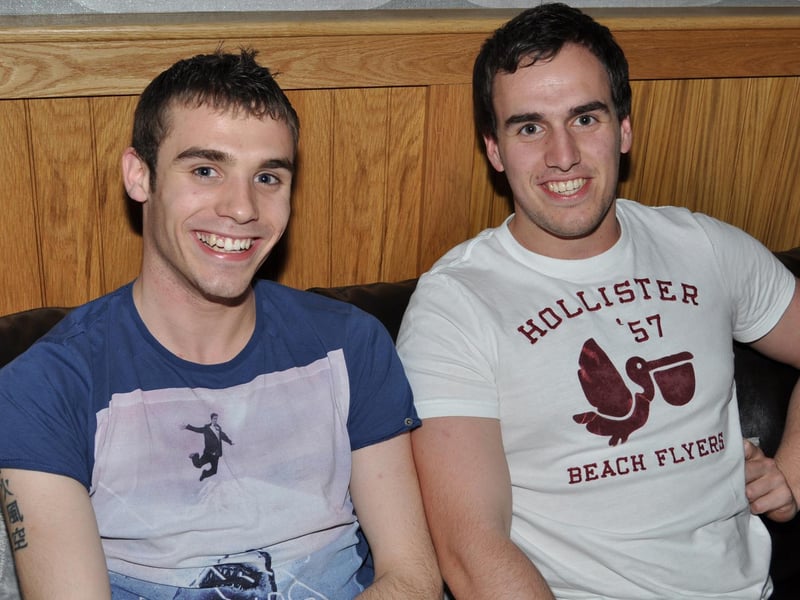 Ash and Dan take a seat in Storm, in 2012.
