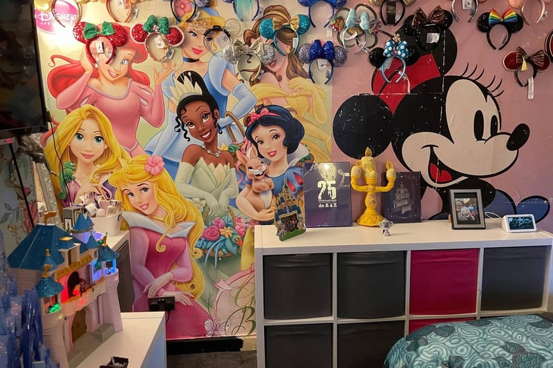 The Disney collection cost more than £22,000 to put together
