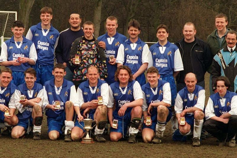 Hampton who beat City Lights in the final of the Leeds Sunday League President's Cup in April 1996.