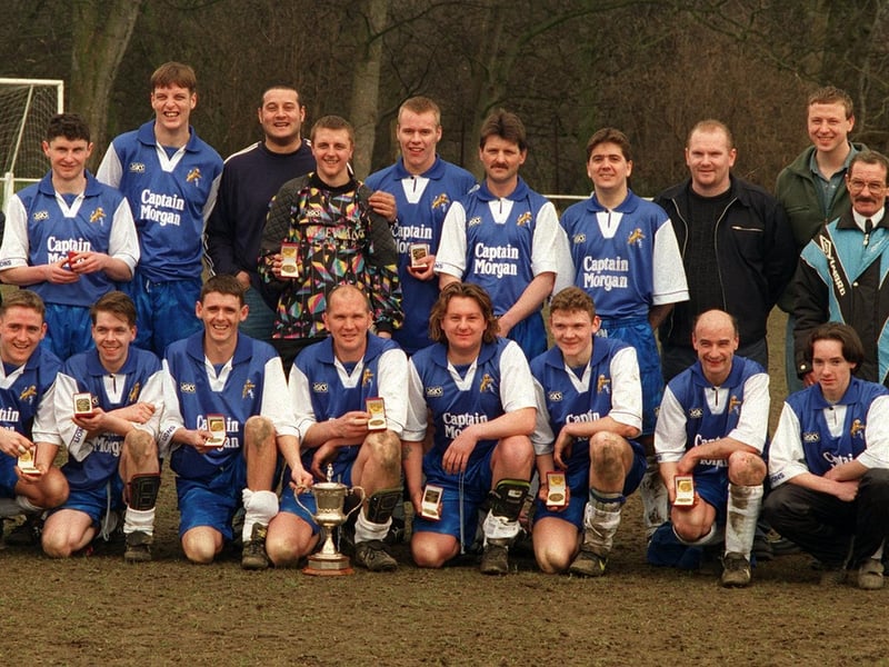 Hampton who beat City Lights in the final of the Leeds Sunday League President's Cup in April 1996.