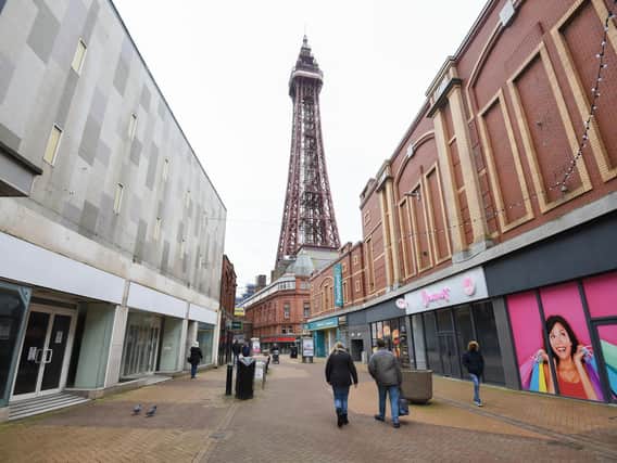 Lockdown in Blackpool the day after Prime Minister Boris Johnson unveiled his road map for easing coronavirus restrictions