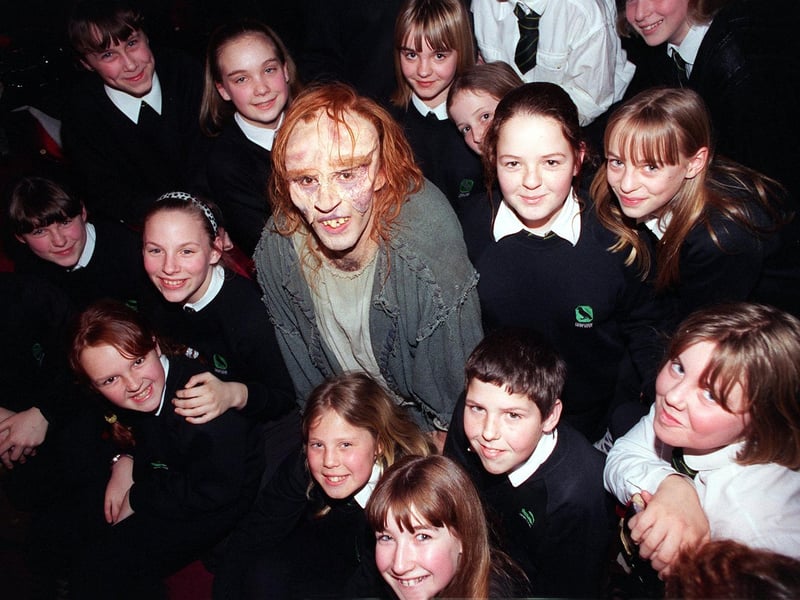 Pupils from Crawshaw High School met Daniel de Andrade, the star of Northern Ballet's production of The Hunchback of Notre Dame which was being staged at Leeds Grand Theatre.