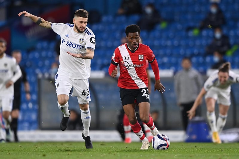 6 - A few tidy passes but couldn't stop Southampton in the middle in the first half. Limped out of the game before Leeds took control.
Photo by Laurence Griffiths/Getty Images.