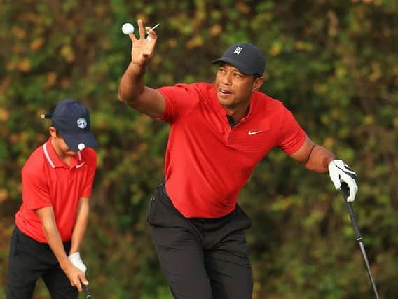 Tiger Woods has been hospitalised after being cut from his car