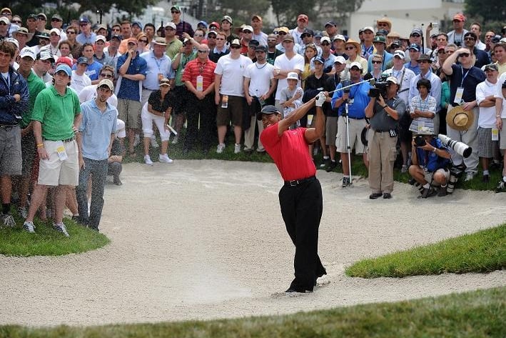 Woods was in great form in 2008, winning his opening four events of the season, but the US Open was his first event since undergoing knee surgery after finishing runner-up in the Masters. He still managed to hold a one-shot lead heading into the final round but had to birdie the 18th to force a play-off with Rocco Mediate and then repeated the feat the following day before securing the title on the first sudden-death hole. It later emerged that Woods had been coping with a double stress fracture and knee injury which prompted season-ending surgery.