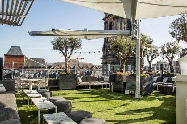 Bar and restaurant Angelica in Trinity Leeds is now taking reservations for seating on its rooftop outdoor terrace from April 12 on its website.