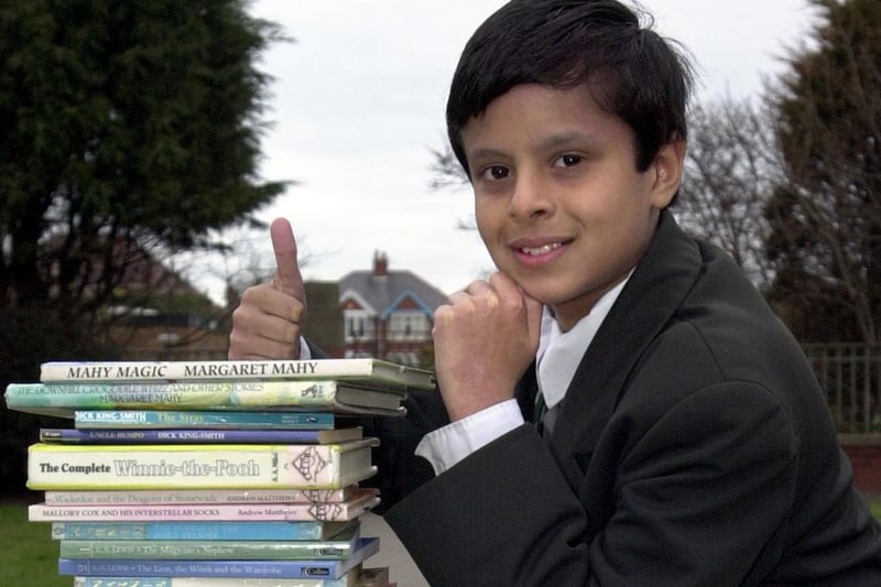 Eleven-year-old Chetan Velagapudi of Manor Way, Wrea Green, who has read 85 books (from Highfield Road Library) to gain his Seagull Book Club gold award. Chetan is a pupil at Arnold School in Blackpool