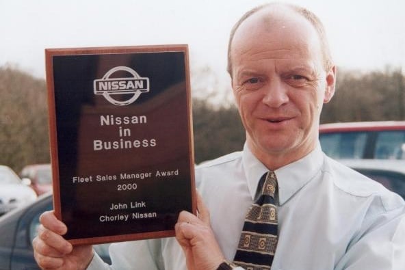 John Link, of Cleveleys, named fleet manager of the year by Nissan Motors