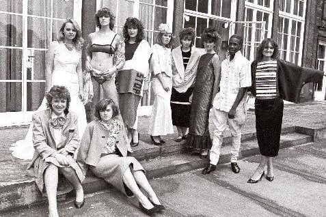 Bretton College held a fashion show in 1985.