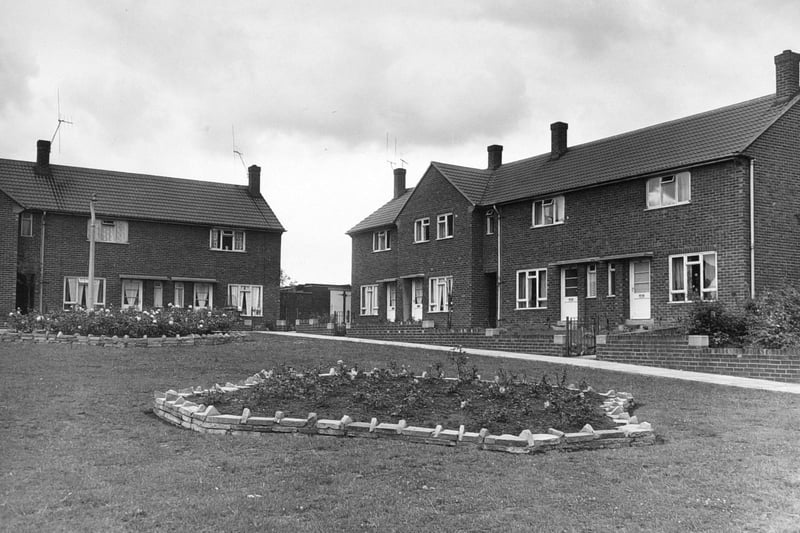 And in July 1960, press photographers were invited to the opening of the new, modern housing estate at Ferry Fryston.