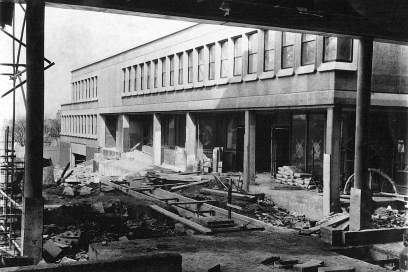 It may be a landmark building now, but do you remember the town before Castleford Civic Centre? This picture, taken on March 29, 1969, offers a glimpse at the building process.