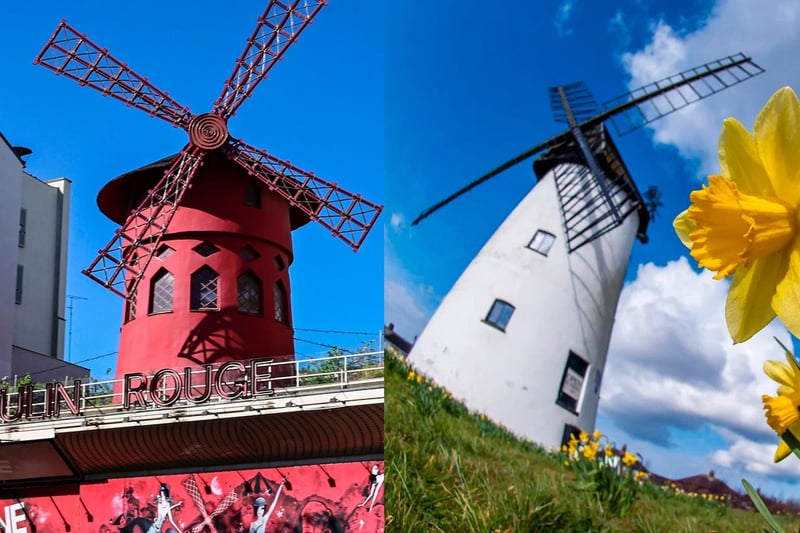 Who paints a windmill red? Our proper white one always welcomes you home!