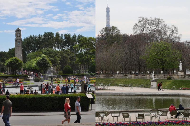 Both the Luxembourg Garden and Stanley Park command views of the towers, but to our knowledge they don't have crazy golf