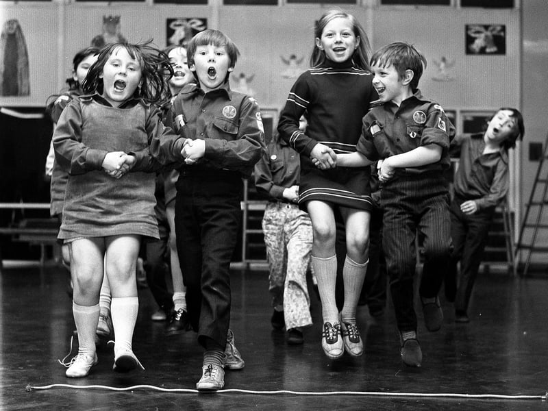 RETRO 1973 Wigan Woodcraft Folk Club activities .