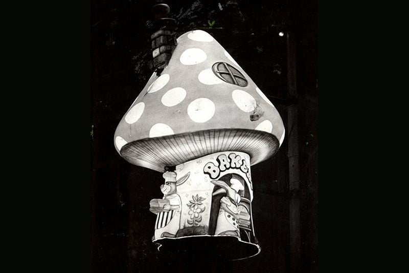 The toadstool display from 1982.