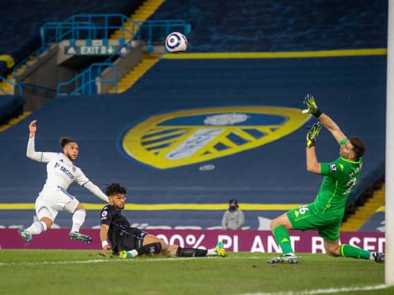 FRUSTRATING DAY - Leeds United were kept quiet by Aston Villa, who held their early lead right to the end for a 1-0 win. Pic: Bruce Rollinson