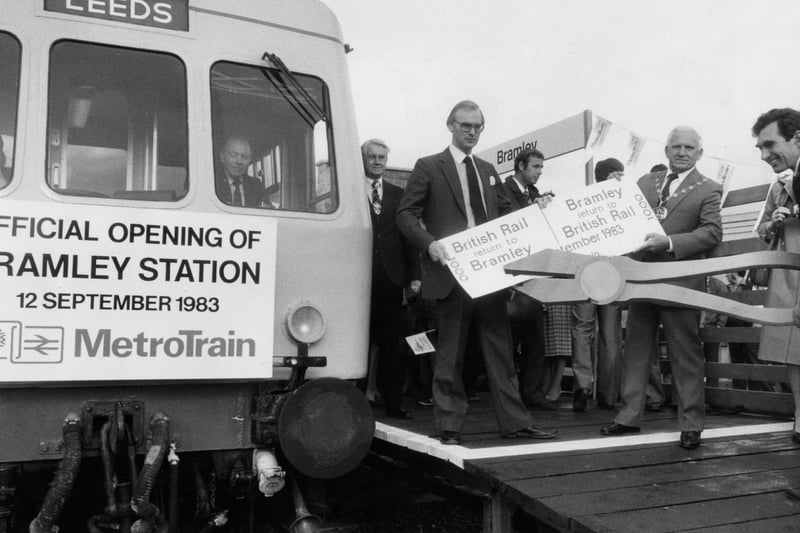 September 1983 and Bramley Station opened.