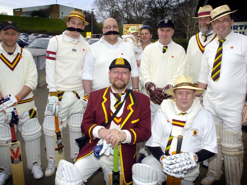 The gentlemanly Bitter and Twisted cricket team at the Walk for Life.