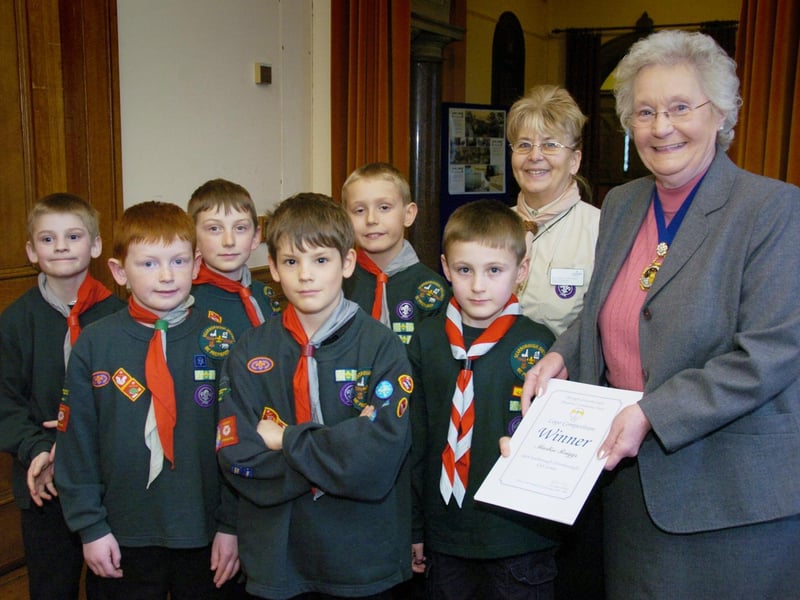 Cubs who entered a design competition were invited to the Mayor’s Parlour for a certificate handover and the chance to have lemonade and cakes at the Town Hall.