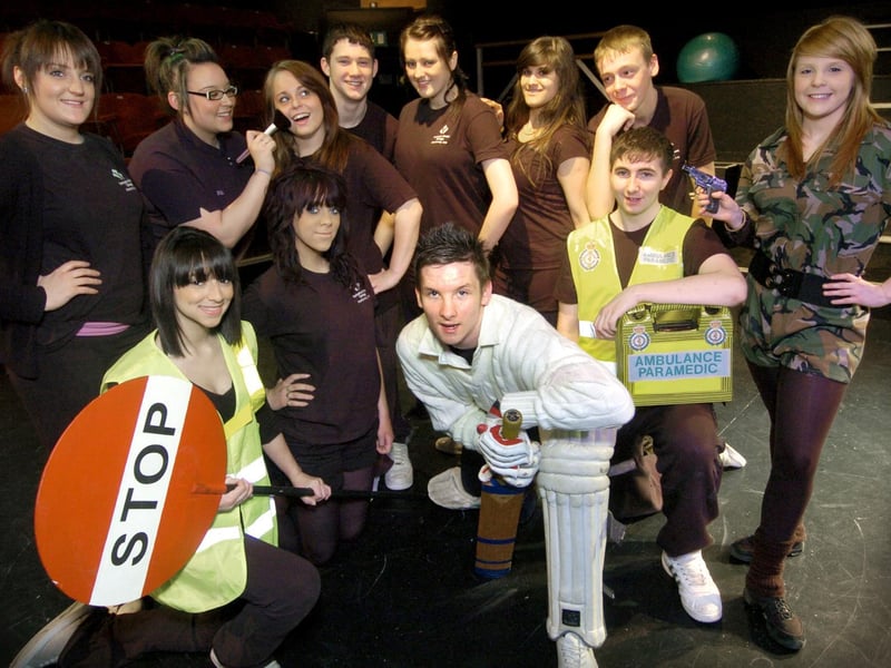 Cast from the YCC Easter Eggstravaganza Variety Show.