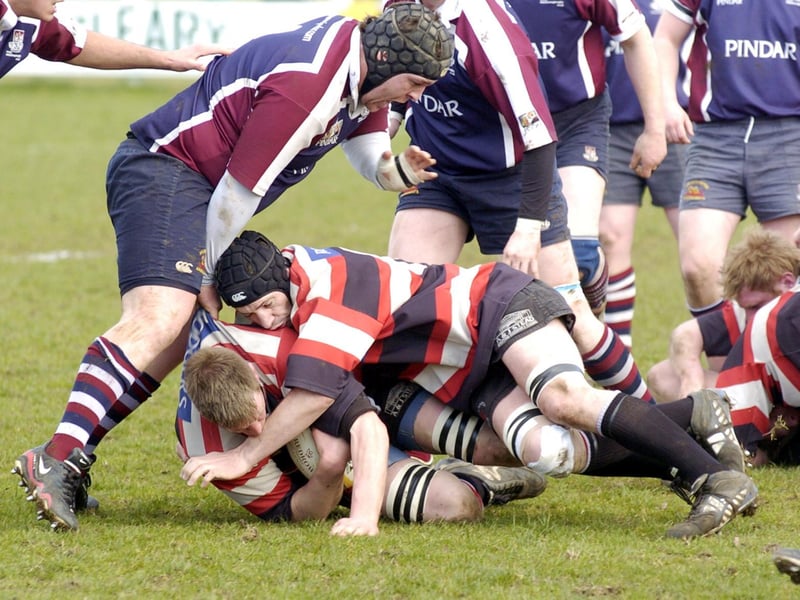 Scarborough’s rugby team pictured here in action against Malton.