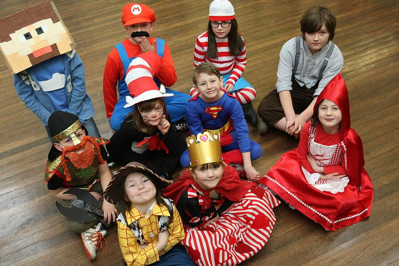 World Book Day at Bailiffe Bridge Junior and Infant School back in 2013.