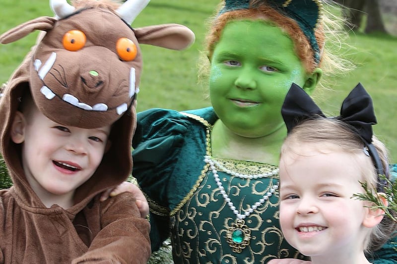 Children dressed up for World Book Day at Castlefields Infant School, Rastrick back in 2014.